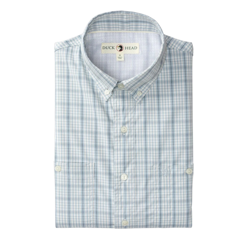 Duck Head Men's Long Sleeve Performance Poplin Guide Shirt