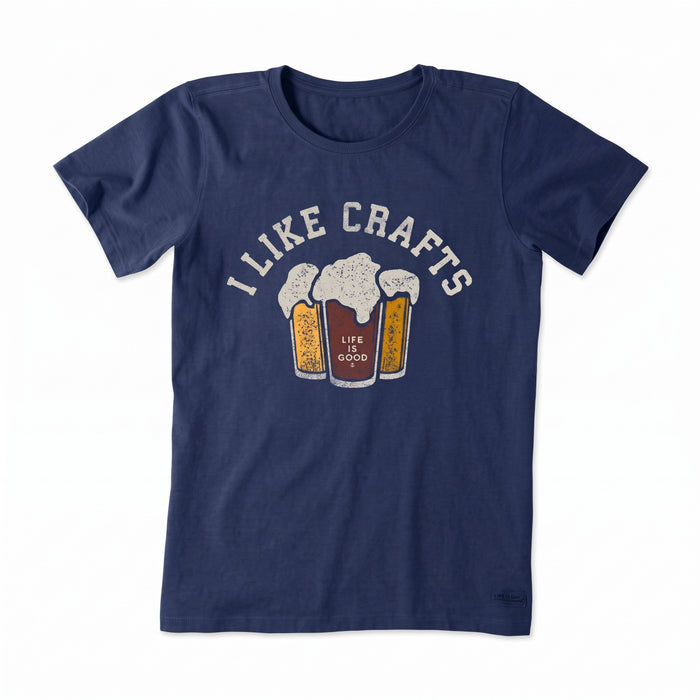 Life Is Good Women's I Like Crafts Crusher Tee