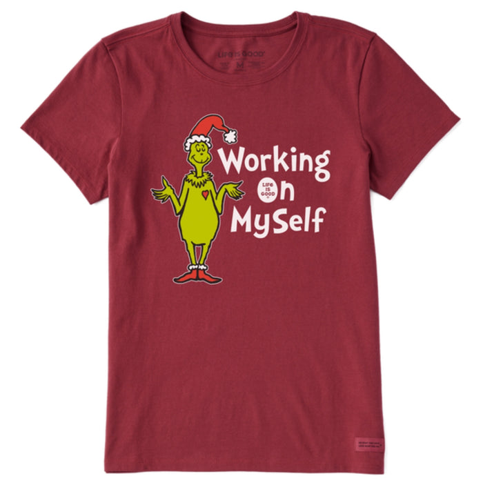 Life is Good Crusher Crew Neck Tee - Winter 2021 Collection - Women's
