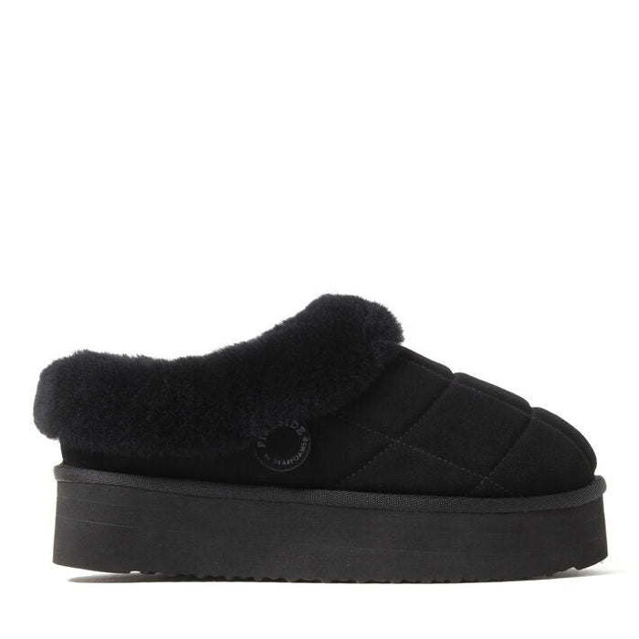 Dearfoams Bendigo Puff Platform Shearling Clog – Women's