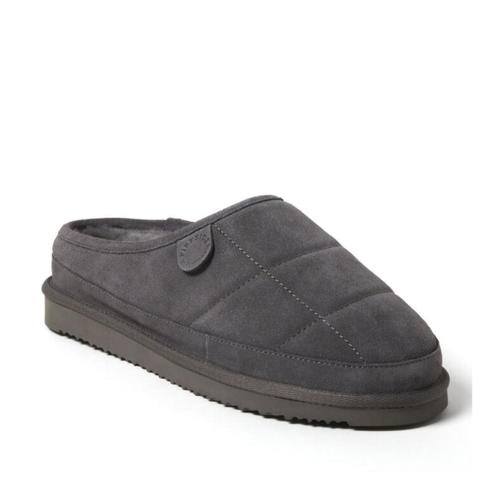 Dearfoams Grafton Quilted Shearling Clog – Men's