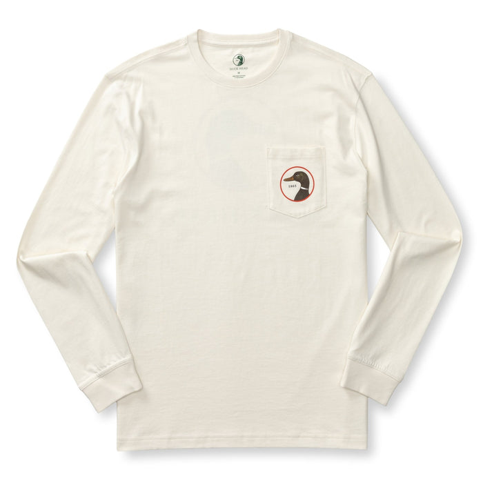 Duck Head Logo Long Sleeve Tee – Men's