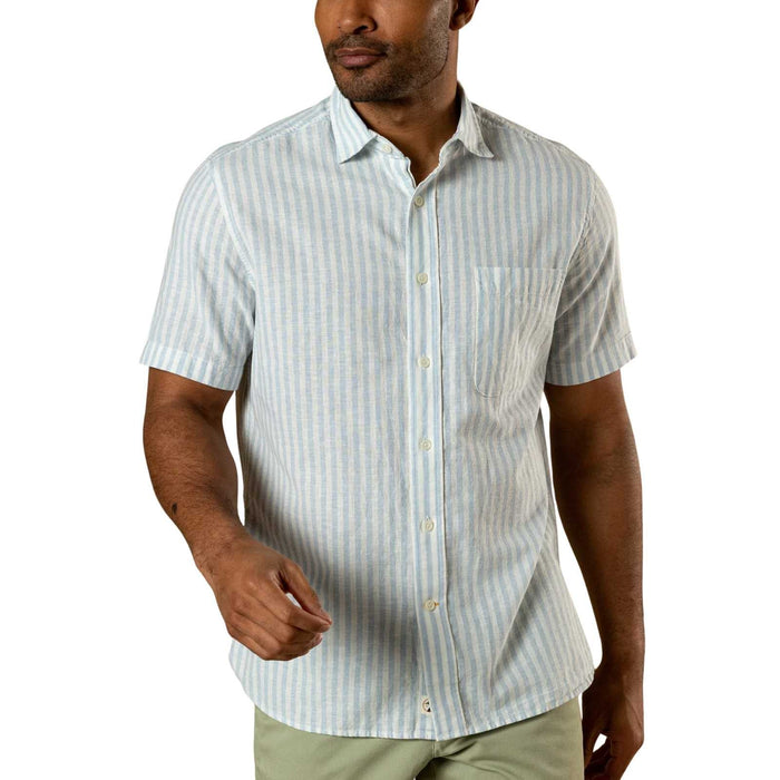 Duckhead Baxter Stripe Linen Oxford Sport Shirt – Men's