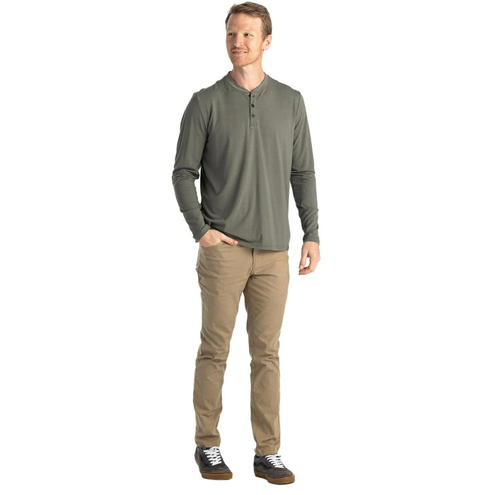 Free Fly Bamboo Flex Long Sleeve Henley – Men's