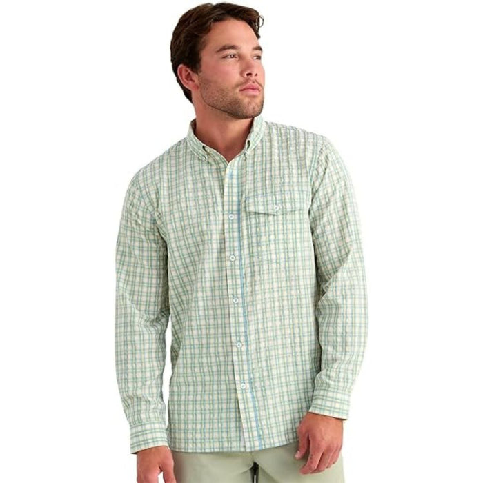 Huk Chatham Long Sleeve Textured Shirt – Men's