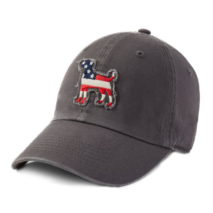 Life Is Good Americana Dog Tattered Chill Cap