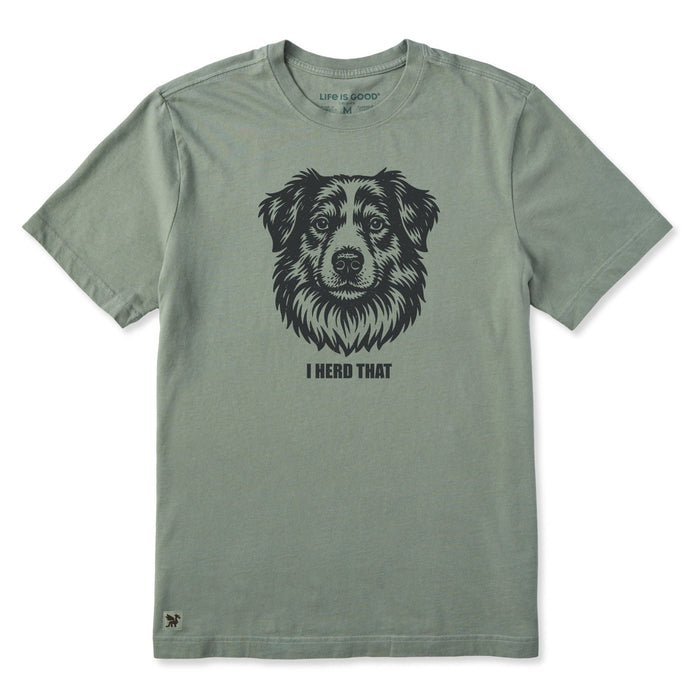 Life Is Good Bert's Herd That Shepherd Crusher Tee – Men's