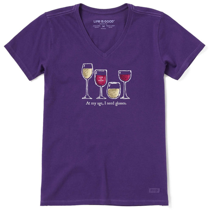 Life Is Good Crusher-LITE Vee Graphic Tee – Women's