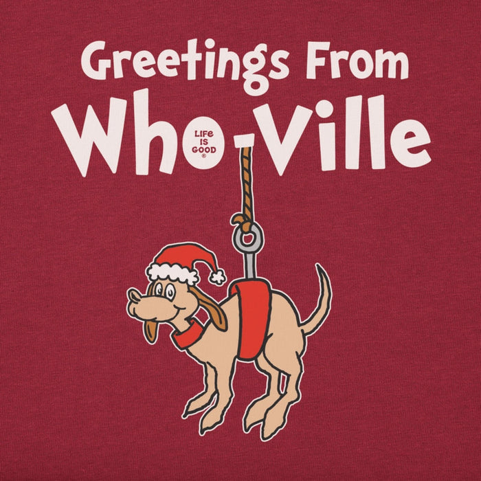 Life Is Good Greetings from Who-Ville Long Sleeve Crusher Tee – Women'