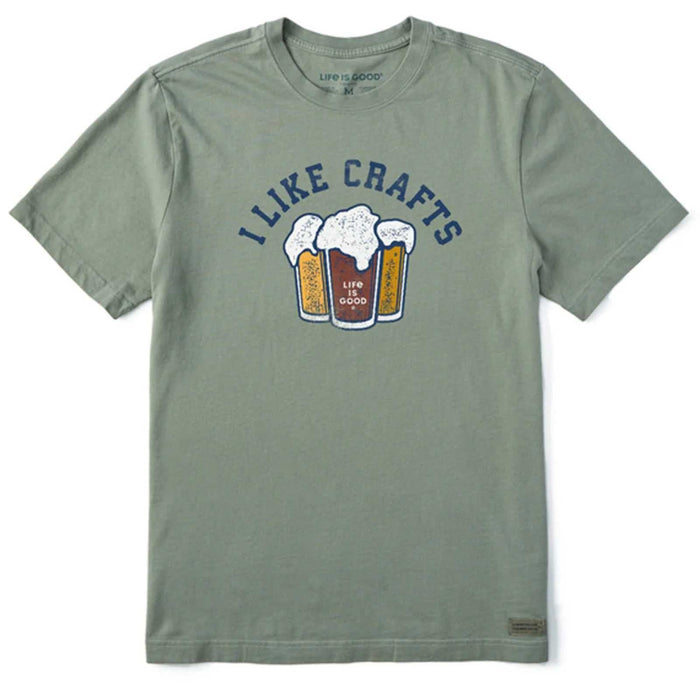 Life Is Good I Like Crafts Crusher Tee – Men's