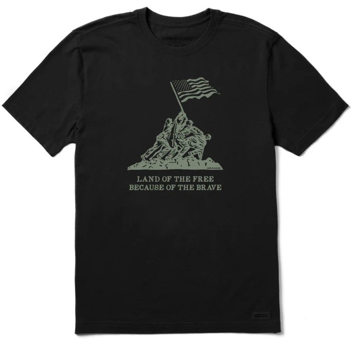 Life Is Good Land of the Free Iwo Jima Tee – Men's