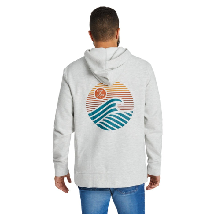 Life Is Good Linear Wave Simply True Fleece Hoodie – Men's