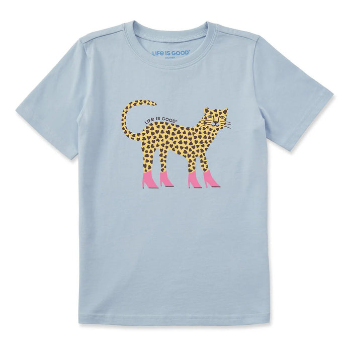 Life Is Good Love Leopard Crusher Tee – Kids'