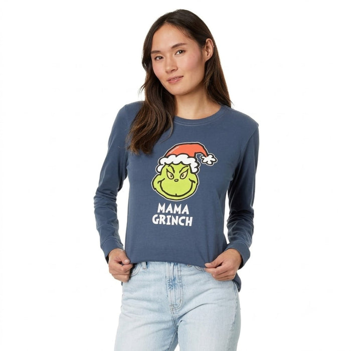 Life Is Good Mama Grinch Long Sleeve Crusher Tee – Women's