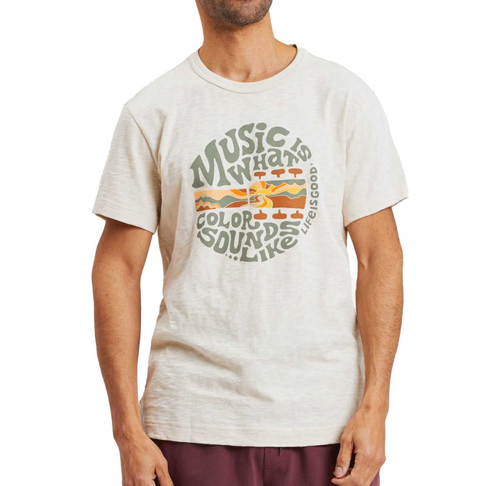 Life Is Good Music Is What Color Sounds Like Tee – Men's