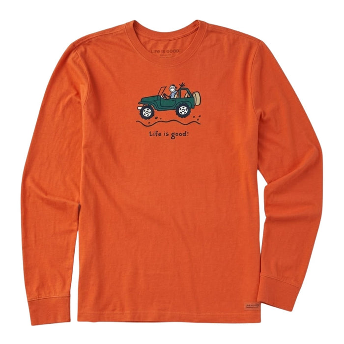 Life Is Good Offroad Jake Long Sleeve Crusher Tee – Men's