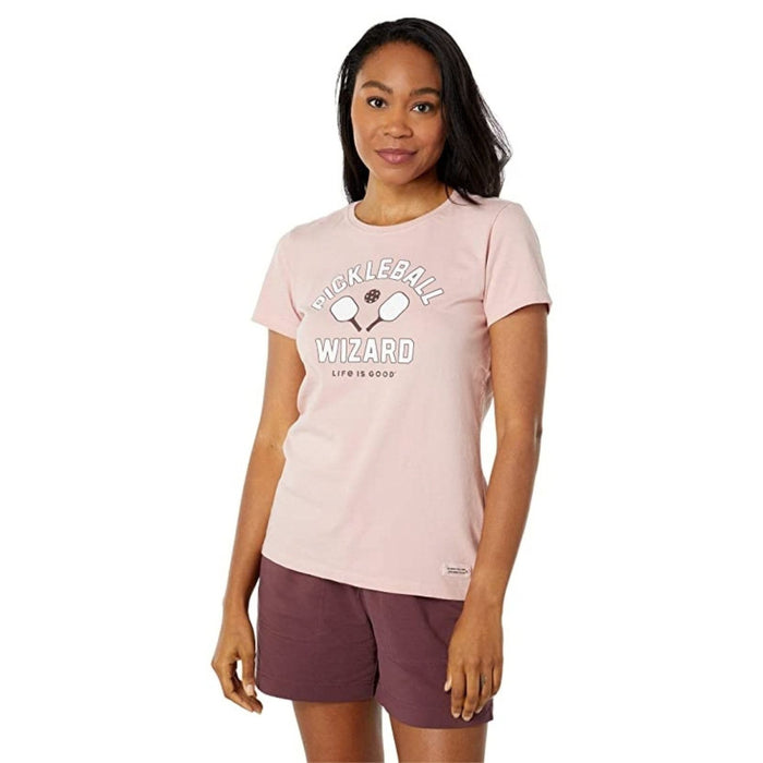 Life Is Good Women's Pickleball Wizard Crusher Crew Neck Tee