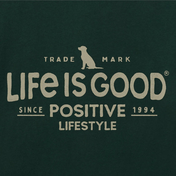 Life Is Good Positive Lifestyle Dog Long Sleeve Tee – Men's