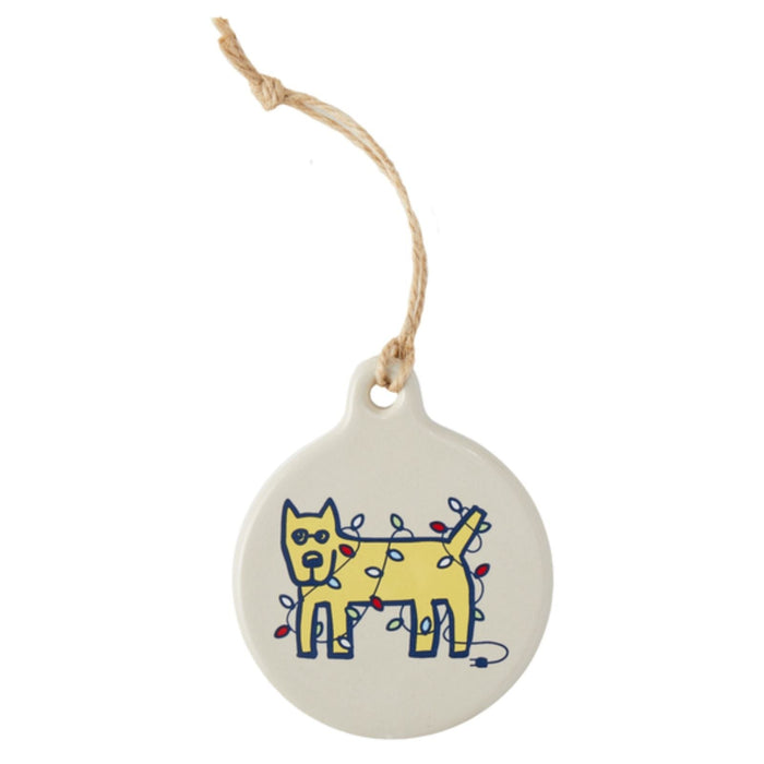 Life Is Good Rocket Holiday Lights Holiday Ornament