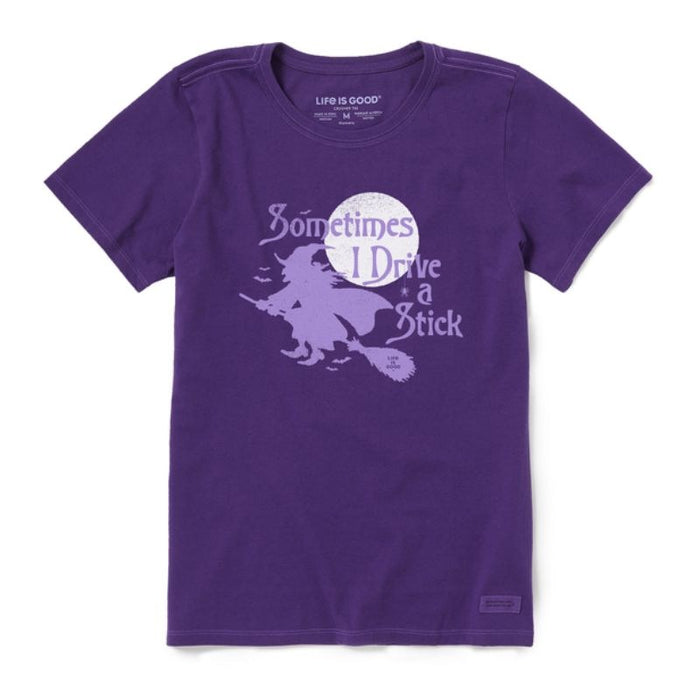 Life Is Good Sometimes I Drive a Stick Crusher Tee – Women's