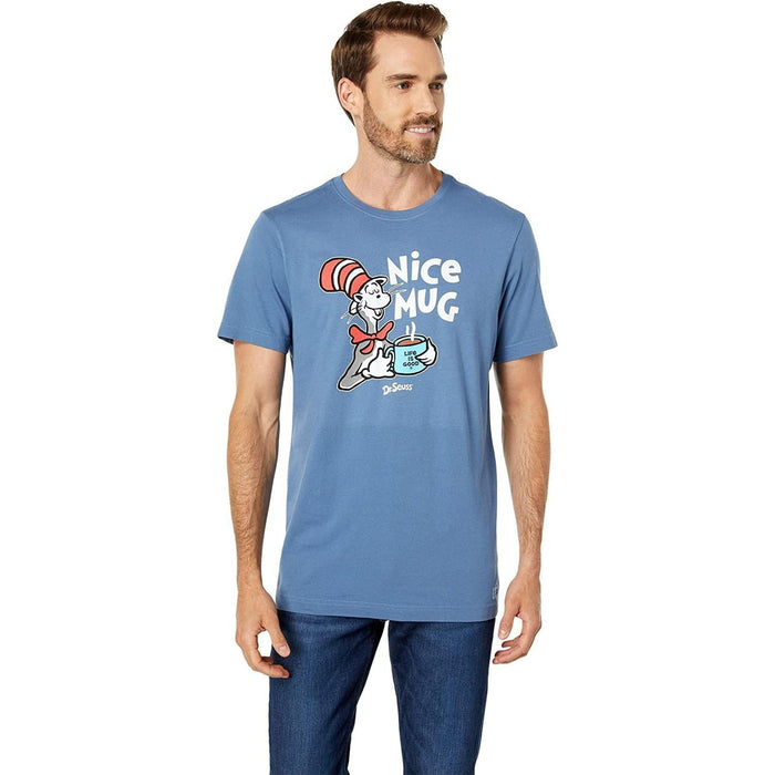Life Is Good The Cat Nice Mug Crusher Tee – Men's