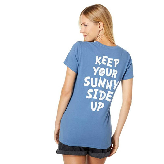 Life Is Good The Cat Sunny Side Up Crusher Tee – Women's