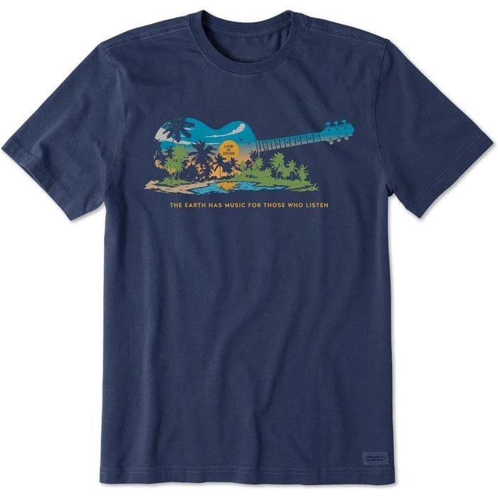 Life Is Good The Earth Has Music Crusher-LITE Tee – Men's