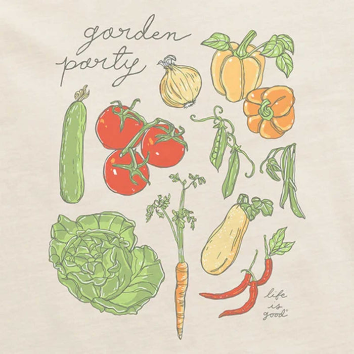 Life Is Good Veggies Garden Party Crusher Tee – Women's
