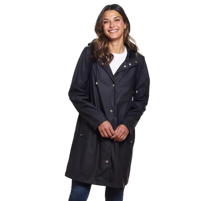 Martha Stewart Hooded Rain Jacket Slicker – Women's