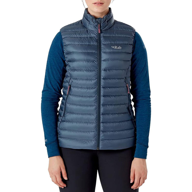 RAB Women's Microlight Down Insulated Lightweight Vest for Hiking and Skiing
