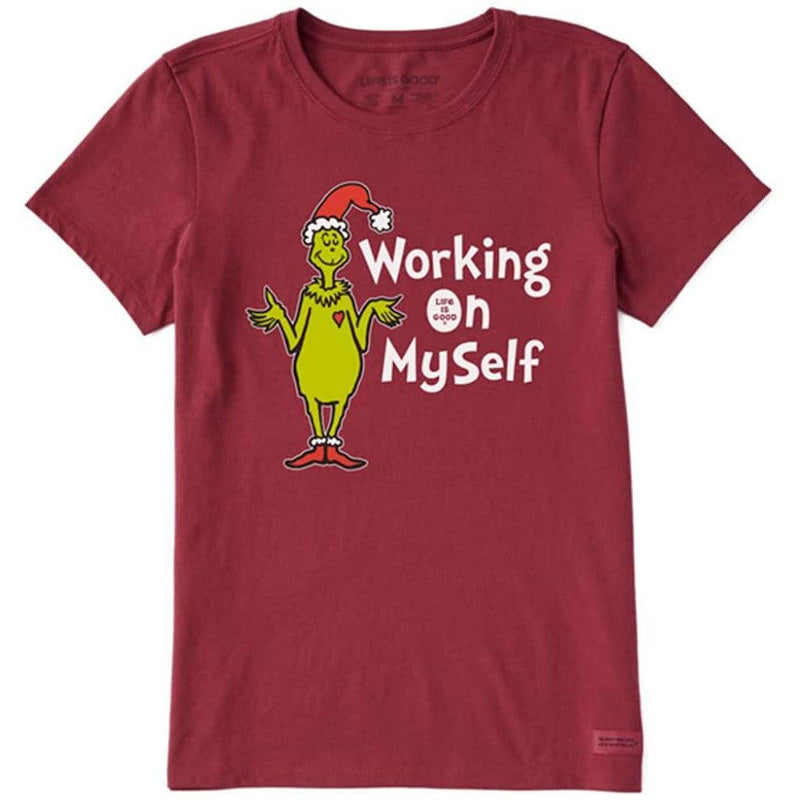 Life is Good Women's Crusher Crew Neck Tee - Winter 2021 Collection