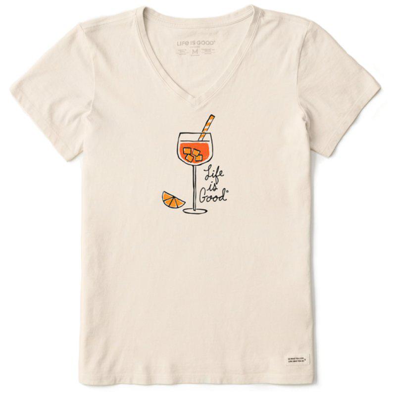 Life is Good Women's Crusher-Lite Crew Neck Tee - Spring 2024 Collection