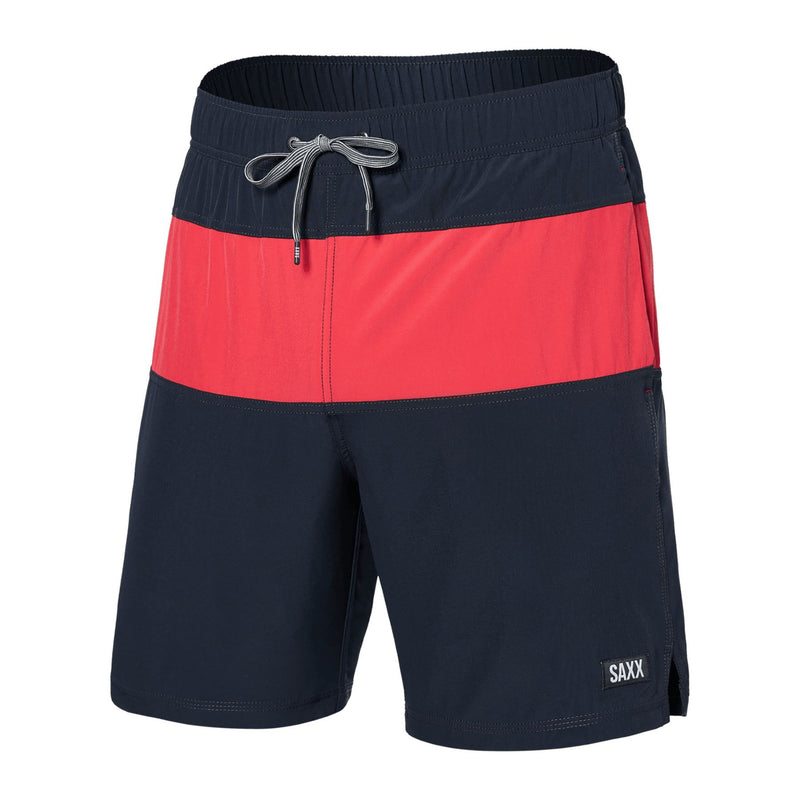 Saxx Men's Oh Buoy Colorblocked 2 in 1 Volley Shorts 7in