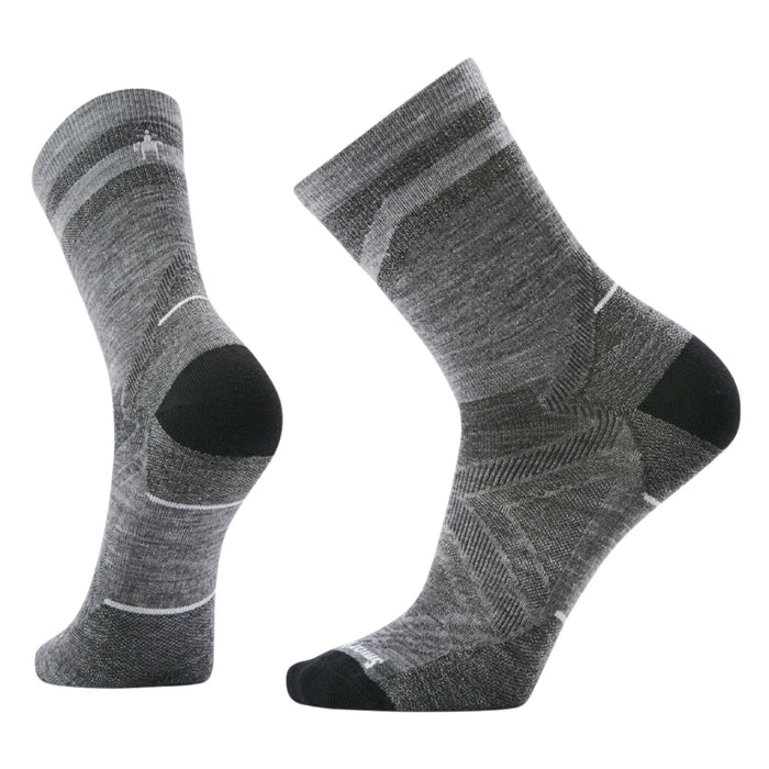 Smartwool Run Zero Cushion Mid Crew Pattern Running Socks