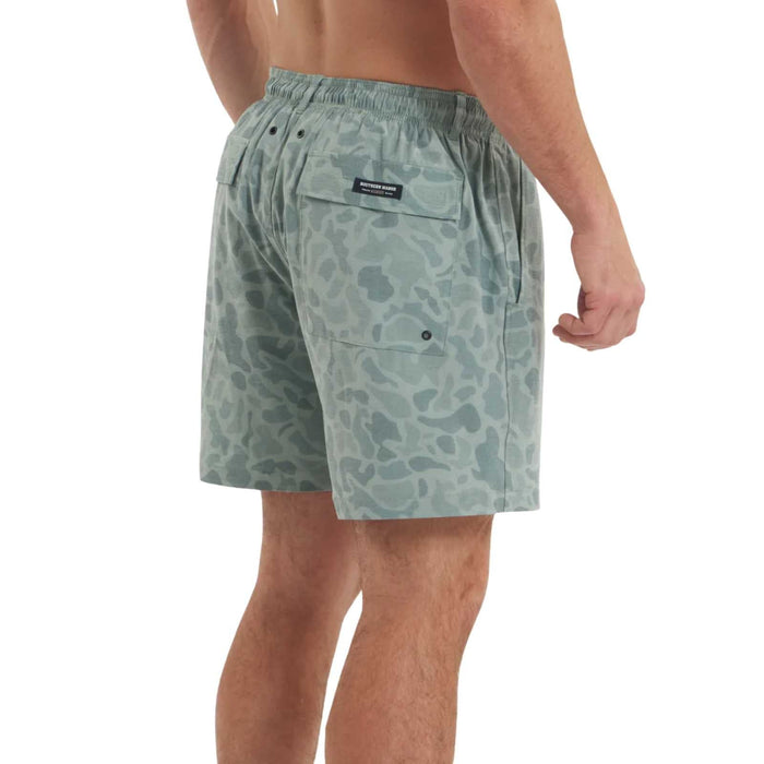 Southern Marsh Harbor Stretch Seawashed Camo Trunk – Men's