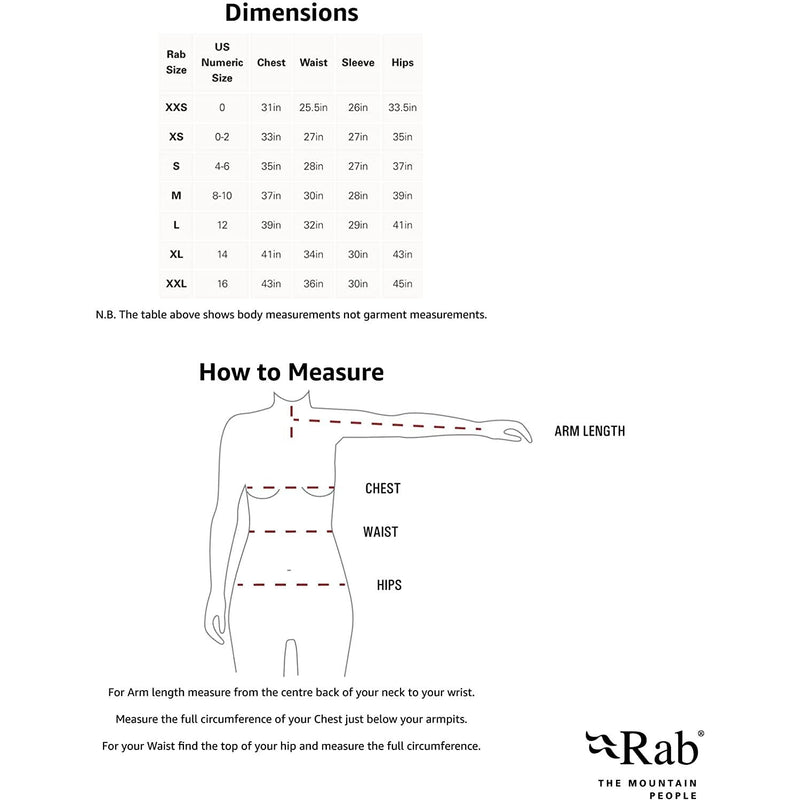 Rab Women's Downpour Eco Waterproof Breathable Jacket for Hiking and Climbing