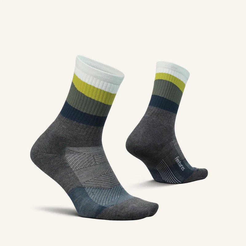 Feetures Unisex Elite Trail Mini Max Cushion Crew Sock