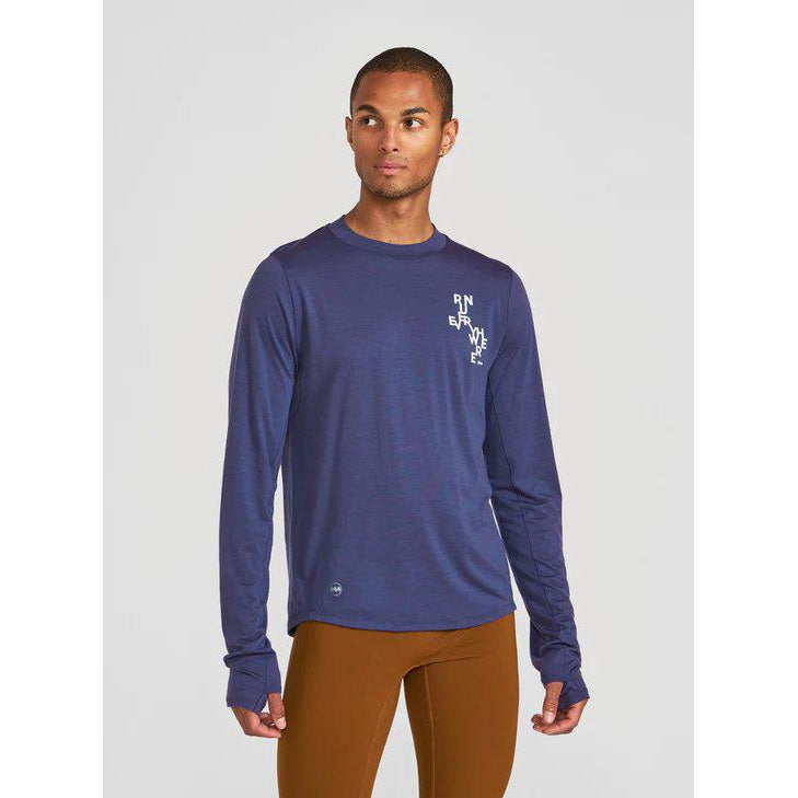 Janji Men's Repeat Merino Tech Long Sleeve Tee