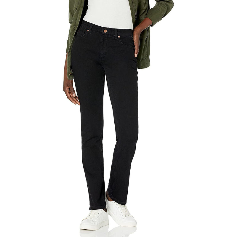 Dickies Women's Perfect Shape Straight Leg Stretch Denim Jeans