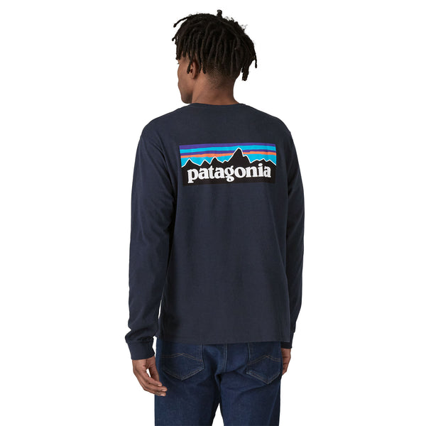 Patagonia Men's Long-Sleeved P-6 Logo Responsibili-Tee