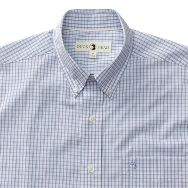 Duck Head Men's Long Sleeve Performance Poplin Sport Shirt