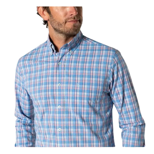 Duck Head Men's Long Sleeve Performance Poplin Sport Shirt