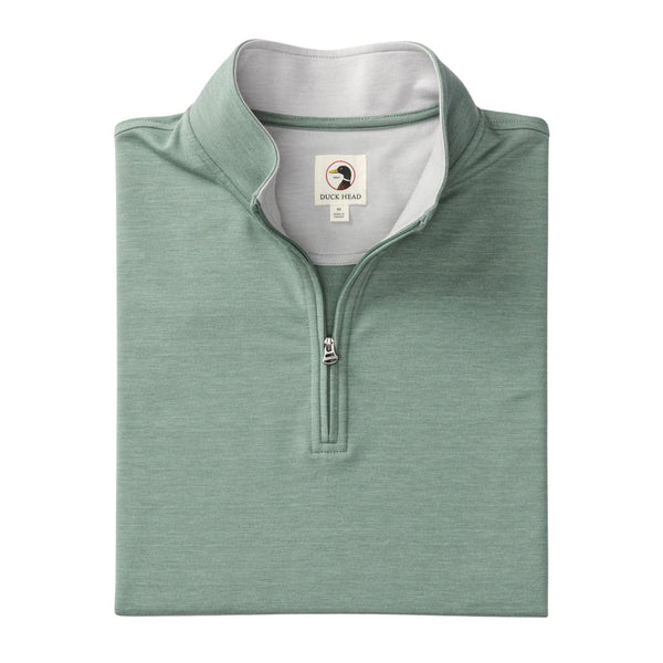 Duck Head Men's Long Sleeve Dunmore Performance 1/4 Zip Pullover