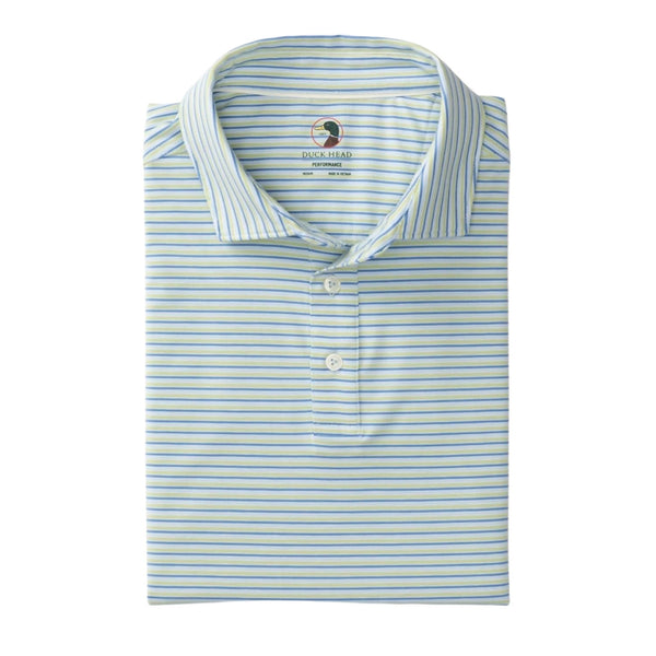 Duck Head Men's Short Sleeve Summerford Performance Jersey Polo