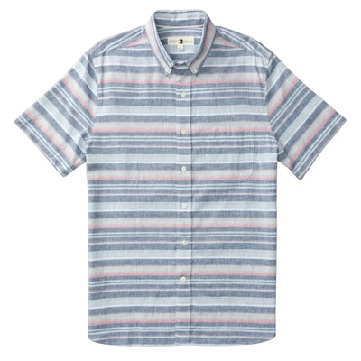 Duck Head Men's Short Sleeve Linen Cotton Oxford Sport Shirt