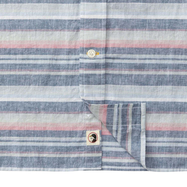 Duck Head Men's Short Sleeve Linen Cotton Oxford Sport Shirt
