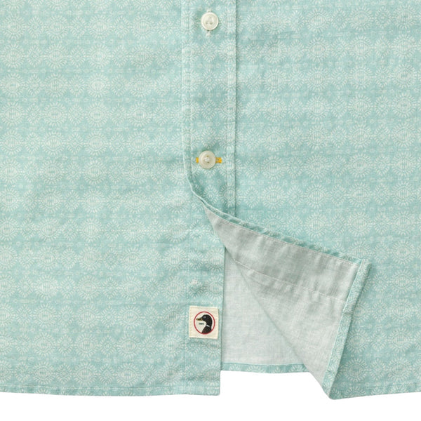 Duck Head Men's Short Sleeve Linen Cotton Oxford Sport Shirt