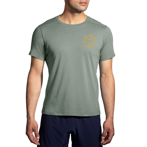 Brooks Mens Distance Short Sleeve 2.0
