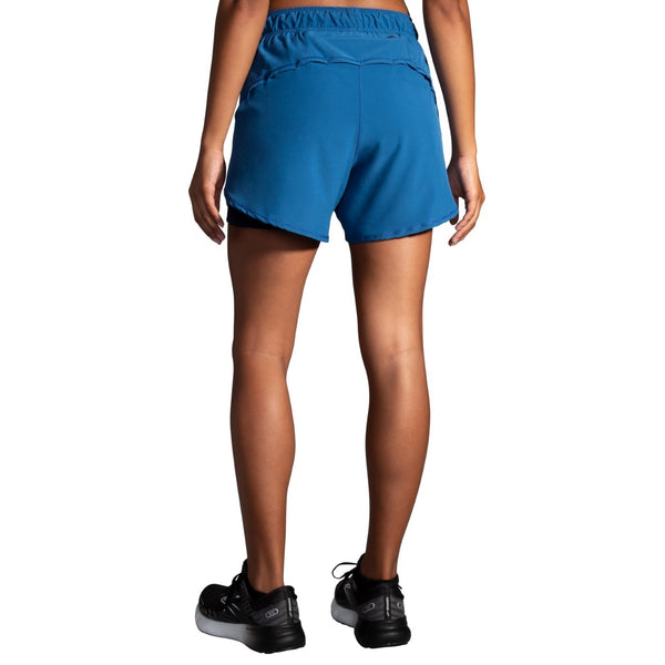 Brooks Womens Chaser 5" 2-in-1 Short