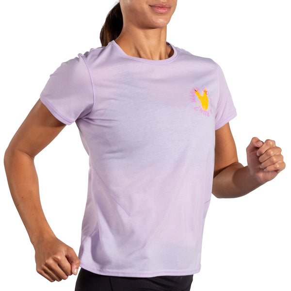 Brooks Womens Distance Short Sleeve 3.0
